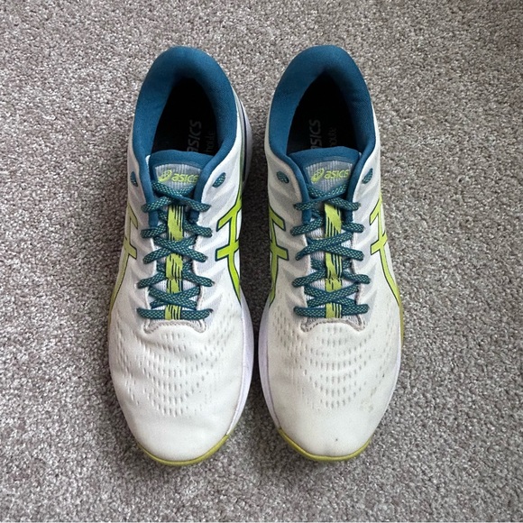 ASICS GEL-Kayano Ace Spikeless Size 11 Golf Shoes Men's White/Neon Lime 1111A209 - Picture 7 of 12